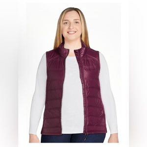 Avia women’s quilted zip front vest